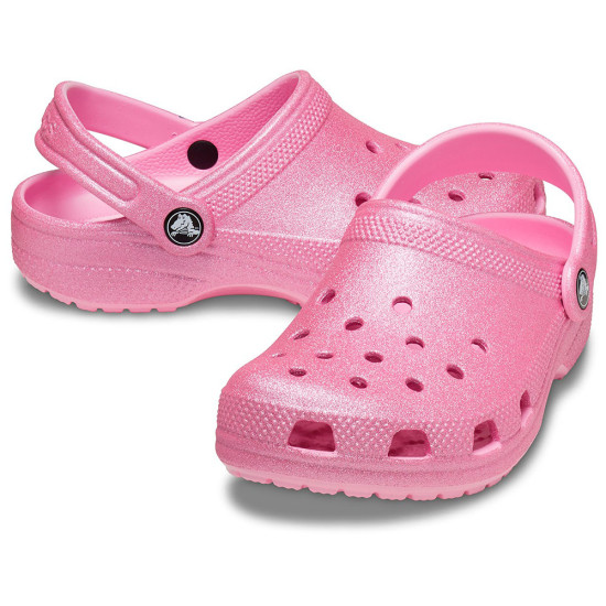 Crocs Kids' Classic Glitter Clog